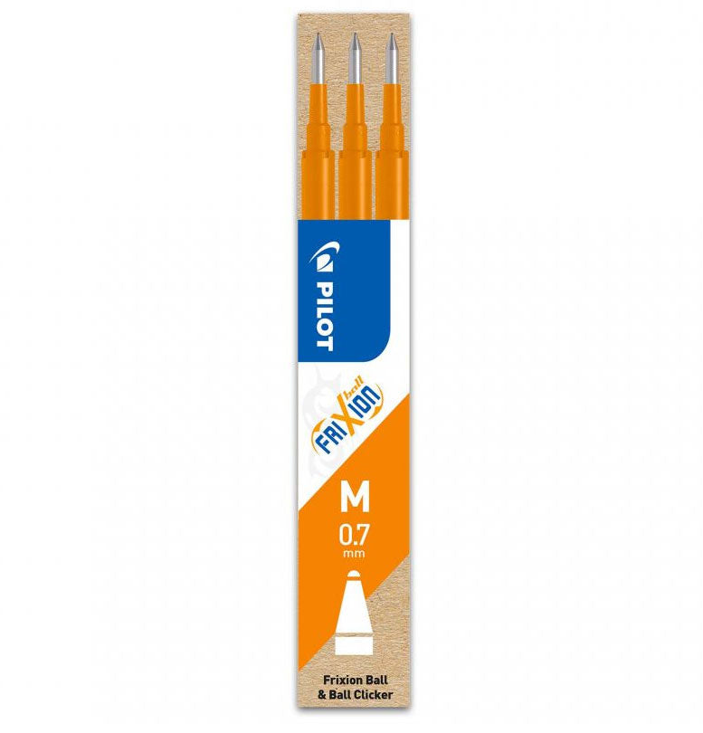 MINA ROLLER 0.7MM PORTOCALIE 3/SET FRIXION PILOT MINA ROLLER 0.7MM PORTOCALIE 3/SET FRIXION PILOT